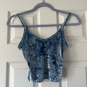 Kimchi blue velvet tank top